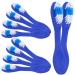 Ipetboom 10pcs 9.3cm Portable Mini Manual Toothbrush with Soft Short Nylon Handle Toothbrush for Prison Household Travel.