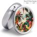 Shop Stylish Tropical Floral Pill Box | 3 Compartment Travel Pill Organizer | Portable Medicine Case for Handbag & Pocket - Buy Online on GoSupps.com