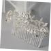 Housoutil Rhinestone Hair Combs Wedding Hair Comb Hair Comb Clips Hair Side Comb Bridal Hair Comb Hair Combs for Wedding Decor Tiara Rhinestones Bride Accessories Zinc Alloy White - Buy Online on GoSupps.com