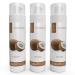3 x Suntana Coconut Fragranced 8% Premium Self Tan Mousse - Light Tan