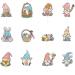 12Piece Easter Party Cake Decorations Easter Cupcake Toppers Festive Rabbit Gnomes Embellishments Dessert Decorations Spring Themed Party Supplies - Buy Online on GoSupps.com