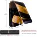 Buy Leather Lipstick Case with Mirror | Mini Lip Gloss Organizer | Wooden Ball P948x0jxjs | International Shipping Available - Buy Online on GoSupps.com