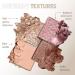 Lamora Smokey Eyeshadow Palette - Vegan Shimmer Nude Tones | 12 Highly Pigmented Shades for Travel Makeup - Buy Online on GoSupps.com