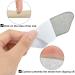 12 Pcs Premium Heel Inserts for Women & Men - Self-Adhesive Heel Protectors for Shoes Too Big - Heel Grips Liners for Relief of Heel Pain - Black & White - Buy Online on GoSupps.com