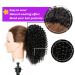 Short Kinky Curly Ponytail Extension 10 Natural Drawstring Afro Women - Synthetic 1B - Buy Online on GoSupps.com
