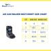 Brace Direct Short Air Walker Cam Fracture Boot - Low Profile & Lightweight for Ankle/Foot Fractures Sprained Ankles and Soft Tissue Injuries - International Shipping Available - Buy Online on GoSupps.com