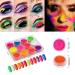 Bishengyf 12 Colors Neon Pigment Nail Powder - Fluorescent Nail Glitter for Art & Decoration | International Shipping - Buy Online on GoSupps.com