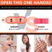 2x Daily Monthly Pill Box Organizer with 32 Compartments - Easy Open Design for Kids, Elderly, Arthritic Hands - Orange - Buy Online on GoSupps.com