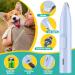 Portable Rechargeable Dog Hair Cutter with LED Light - Safe Ceramic Trimmer for Paws Eyes Ears and Sensitive Areas of Dogs & Cats - Buy Online on GoSupps.com