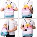 WANDF Drawstring Backpack with Shoe Pocket - Water-Resistant Gym Bag for Women, Men & Girls - Rainbow - Buy Online on GoSupps.com