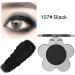 Erinde Matte Eyeshadow Palette Single Eye Shadow Powder Palette Korean Style Makeup Palette High Pigmented Nude Soft Beige Brown Dark Smoky Cosmetic Eyeshadows #107 Black - Buy Online on GoSupps.com