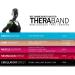TheraBand Waterproof Kinesiology Tape for Pain Relief - 2 Inch x 16.4 Foot Roll - Black/Gray - Buy Online on GoSupps.com