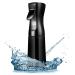 LSAIFATER Hair Spray Bottle with Continuous Water Mist for Hairstyles Plants Cleaning 160 ml (1 Pack) Black