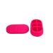 Six (6) Compartment Portable Silicone Pill Box (Pink)