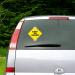 Cobee Baby on Board Car Safety Sign 2 Pcs - Double Suction Cups - Window Cling - Reusable Sticker (Style-A) - Buy Online on GoSupps.com