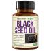 Black Seed Oil - Cold Pressed Black Seed Oil Capsules - Provides Vitamin E & Omega 3 6 9 - High Potency (1500mg) for Immune & Joint Support Antioxidants Digestion Hair Skin Nails - Vegan 90 Caps