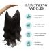 DOORES 18 Dark Brown Wire Hair Extensions - 95g Remy Human Hair, Natural Straight Invisible Hairpiece - Buy Online on GoSupps.com