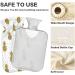 Buy Naanle Gold Glitter Pineapple Water Bottle - 2L Large Hot Water Bottle for Bed & Pain Relief | Perfect Heat & Cold Therapy Solution - Buy Online on GoSupps.com