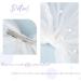 Vakkery Bridal Hair Bow Veil White Tulle Bow Hair Clip with Pearl Wedding Bachelorette Party Decoration Hair Accessories for Women - Buy Online on GoSupps.com