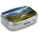 Beautiful Scenery Print Pill Box | 2 Compartment Metal Pill Organizer | Portable Decorative Medicine Case for Pocket & Purse - Shop Internationally - Buy Online on GoSupps.com