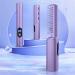 YUUAND Wireless Mini Hair Straightener | 2024 Upgraded 2 in 1 Electric Straightening Comb | Portable Anti-Scald Brush (#04 Purple - Buy Online on GoSupps.com