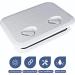 SmartMarine White Marine Deck Access Hatch 17.3x12.4 - Rectangle Boat Deck Hatch & Lid - Buy Online on GoSupps.com