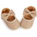 RVROVIC Baby Girl Moccasins | Princess Mary Jane Flat Shoes 12-18 Months | Beige Toddler Shoes - Buy Online on GoSupps.com