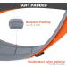 Joytale Large Dog Collar - Softly Padded Neoprene & Nylon Reflective - Orange (1 Pack) | Durable & Comfortable for All Breeds - Buy Online on GoSupps.com