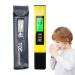 TDS Water Tester | Water Quality Test Pen - TDS Meter Digital Water Tester for Drinking Water Aquarium Swimming Pool Multifunctional Digital Pool Water Tester Yellow