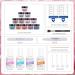 Wakaniya 12 Colors Pink Glitter Nail Dipping Powder Kit Starter with Activator, Base, Top Coat - DIY Home/Professional Salon Nail Art Set - Buy Online on GoSupps.com