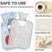 Hot Water Bottle with Soft Fleece Cover - 2 Litre Hot Water Bag for Warmth & Cold Therapy - International Shipping Available - Buy Online on GoSupps.com