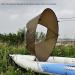 Portable Foldable Kayak Wind Sail with Transparent Window - Durable Design for Kayak Canoes (Brown) - Buy Online on GoSupps.com