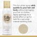 Punky Temporary Glitter Color Spray - Travel Size, Lightweight Formula for Hair, Skin, and Clothing - 3.5 oz (Gold) - Buy Online on GoSupps.com
