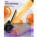 Professional 1 Inch Rotating Curling Iron - Titanium Auto Hair Curler with Long Barrel, 5 Temps, 1H Auto Off - Dual Voltage & Anti-Scald Purple - Buy Online on GoSupps.com