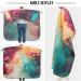Bolaz Waterproof Barber Cape - Colorful Marble & Cheetah Hair Cutting Bib for Men & Unisex | Shop Internationally - Buy Online on GoSupps.com
