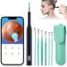 Ear Wax Removal Endoscope Ear Wax Cleaner Tool with 6 Pcs Ear Set Ear Wax Removal Kit with Silicone Ear Spoon 1080P HD Camera Wireless Ear Otoscope with 6 LED Lights for Any Smart Phones(Royal Blue)