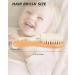 2 Pcs Natural Soft Baby Hair Brush Set with Wooden Handle - Gentle Goat Bristles for Newborns & Toddlers - Buy Online on GoSupps.com