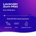 Zum Indigo Wild Mist Room & Body Spray - Lavender Aromatherapy Essential Oil Spray - Natural 4 fl oz Body & Room Mist for Relaxation - International Shipping Available - Buy Online on GoSupps.com