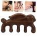 Bcoath Green Sandalwood Massage Comb - Wooden Scalp Care & Hair Care Tool for Home Use | Multifunctional Natural Wooden Hair Comb - Buy Online on GoSupps.com