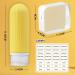 EVCGOX 89ml Silicone Travel Bottles Set - 4 Leak-Proof Organizers for Shampoo & Cosmetics - Yellow Travel Containers - Buy Online on GoSupps.com