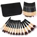 Refand 29-Piece Professional Makeup Brush Set with PU Leather Case - Premium Kabuki Brushes for Foundation, Blending, Powder, Blush, Concealers, Eye Shadows - Complete Make Up Kit - Buy Online on GoSupps.com