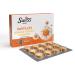 SWISS BORK Orange & Vitamin C Pastilles Highly Effective to Provide Sore Throat Relief Ideal Pastille to Get Rid of Throat Inflammation Dry and Phlegmy Cough (16 PCS)