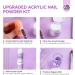 Saviland Acrylic Nail Kit for Beginners - 3 Colors Powder & Liquid Set with Nail Brush & Tools - DIY Nail Extension & Manicure Gift - 02 with Practice Fingers - Buy Online on GoSupps.com