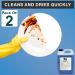 Rinse Aid Dishwasher Dishwasher Cleaner for Drier Glasses and Spot Prevention - Eco Dishwasher Tablets (2 X 5L) - Buy Online on GoSupps.com