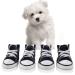 abcGoodefg Pet Dog Shoes Puppy Canvas Sport Sneaker Boots, Outdoor Nonslip Causal Shoes, Rubber Sole Soft Cotton Inner Fabric Shose for Snall Dog #2(1.331.73), Dark Blue #2(1.33*1.73) Blue