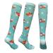 DOCEN Sports Compression Socks with Medium Tube 3/3 Pairs L/XL_Thigh Compression Socks 20-125mmHg 3/3 Pairs L/XL