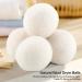 EVTSCAN 6pcs Dryer Balls Reusable Fabric Softener 6cm Natural Wool Balls Water Absorption Eliminates Static Laundry Replacement - Buy Online on GoSupps.com