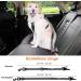 Eyin 3 in 1 Dog Seat Belt - Reflective Elastic Nylon for All Breeds | Adjustable 90cm Dog Car Restraint - Buy Online on GoSupps.com