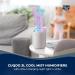 CUQOO 3L Cool Mist Humidifier with Colour Changing Night Light - 20 Hours Lasting | 3 Mist Modes, 2 Nozzles, Auto Shut-Off | Air Moisturizer for Baby Room - Buy Online on GoSupps.com