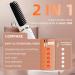 Cordless Hair Straightener Brush | Portable Mini Electric Comb for Men & Women | Ionic Thermal Wireless Hot Brush (White) - Shop Now - Buy Online on GoSupps.com